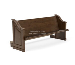 Bangku Gereja Model Klasik Jati Berkualitas