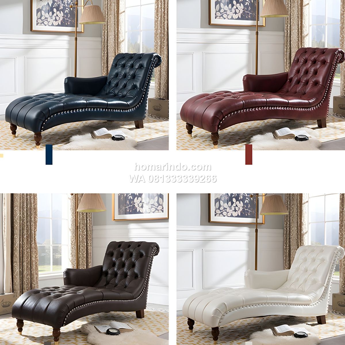 Kursi Sofa Santai Kulit Sintetis Satu Lengan 2 Kursi Sofa Santai Kulit Sintetis Satu Lengan