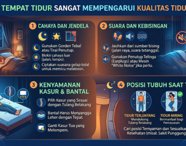 Tempat Tidur Sangat Mempengaruhi Kualitas Tidur Anda