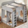 Tempat Tidur Susun 3 Tempat Tidur Dengan Tempat Penyimpanan