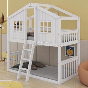Tempat Tidur Tingkat Anak Model Rumah Minimalis