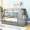 Tempat Tidur Tingkat Dengan Meja Belajar Minimalis