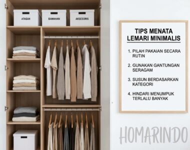 Tips Menata Lemari Pakaian Minimalis