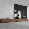 Bufet TV Jati Minimalis Modern 4 Laci Terbaru