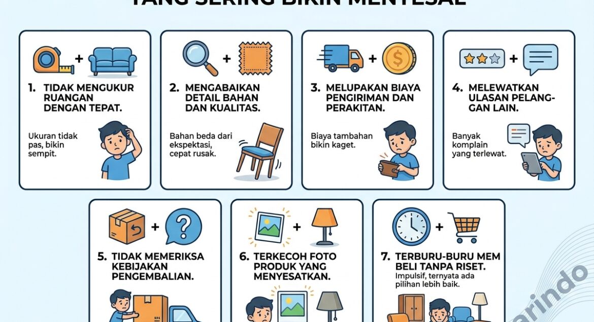 Kesalahan Membeli Furniture Online