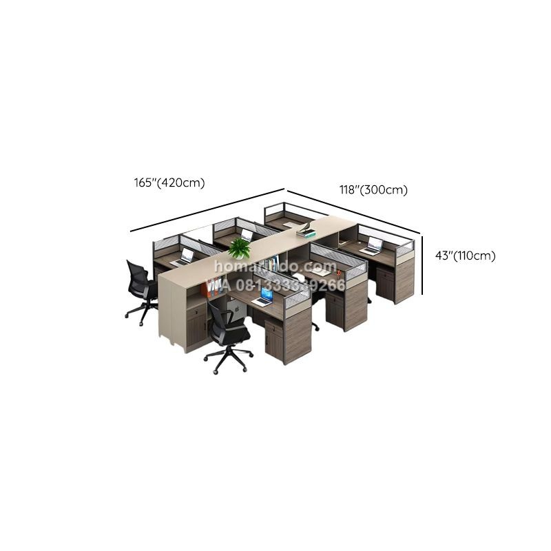 Meja Kantor Partisi L Shape Minimalis Dengan Penyimpanan 2 Meja Kantor Partisi L Shape Minimalis Dengan Penyimpanan
