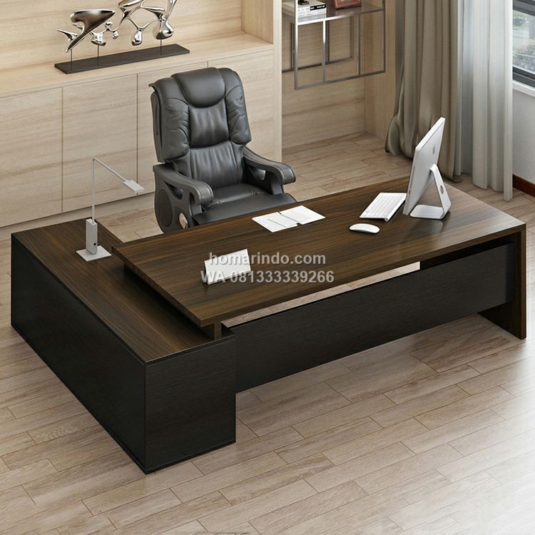 Meja Kerja Kantor Direktur Minimalis L Shape 2 Meja Kerja Kantor Direktur Minimalis L Shape
