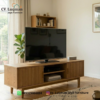Meja TV Jati Minimalis Modern Scandinavian