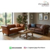 Sofa Chesterfield Kulit Premium — CV. Luqman Jaya Furniture