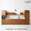 Kitchen Set Jati Minimalis Japandi Premium Custom