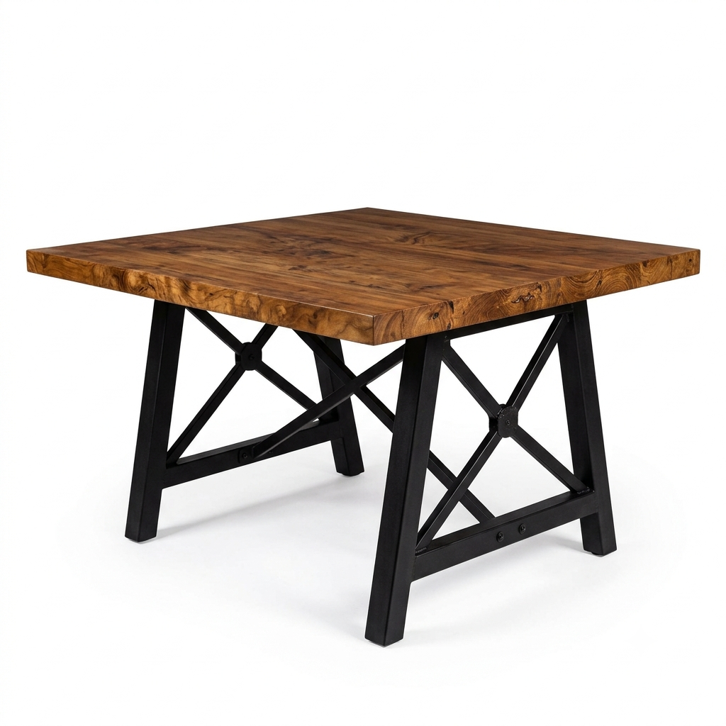 Kombinasi Estetik: Mengapa Furniture Besi Industrial Sangat Cocok Dipadukan dengan Kayu Jati? 2 Gemini Generated Image b13wz1b13wz1b13w