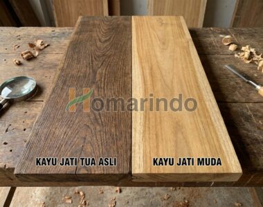 Membedakan Kayu Jati Tua Asli dengan Jati Muda