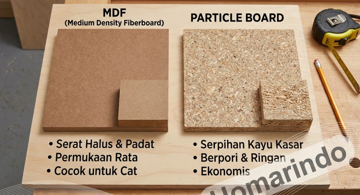 Mengenal Bahan Papan MDF dan Particle Board