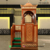 Mimbar Masjid Jati Ukir Mewah Kubah Istimewa – CV. Luqman Jaya Furniture 
