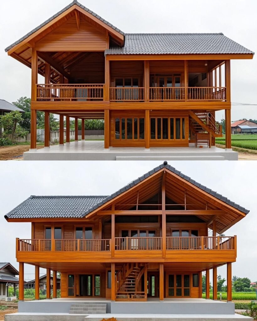 7 Inspirasi Rumah Kayu Jati Minimalis Modern ala Skandinavia 3 6bd1528a9f1527fa129e323aac0c3d37