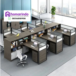 Meja Workstation Kantor Modern Homarindo