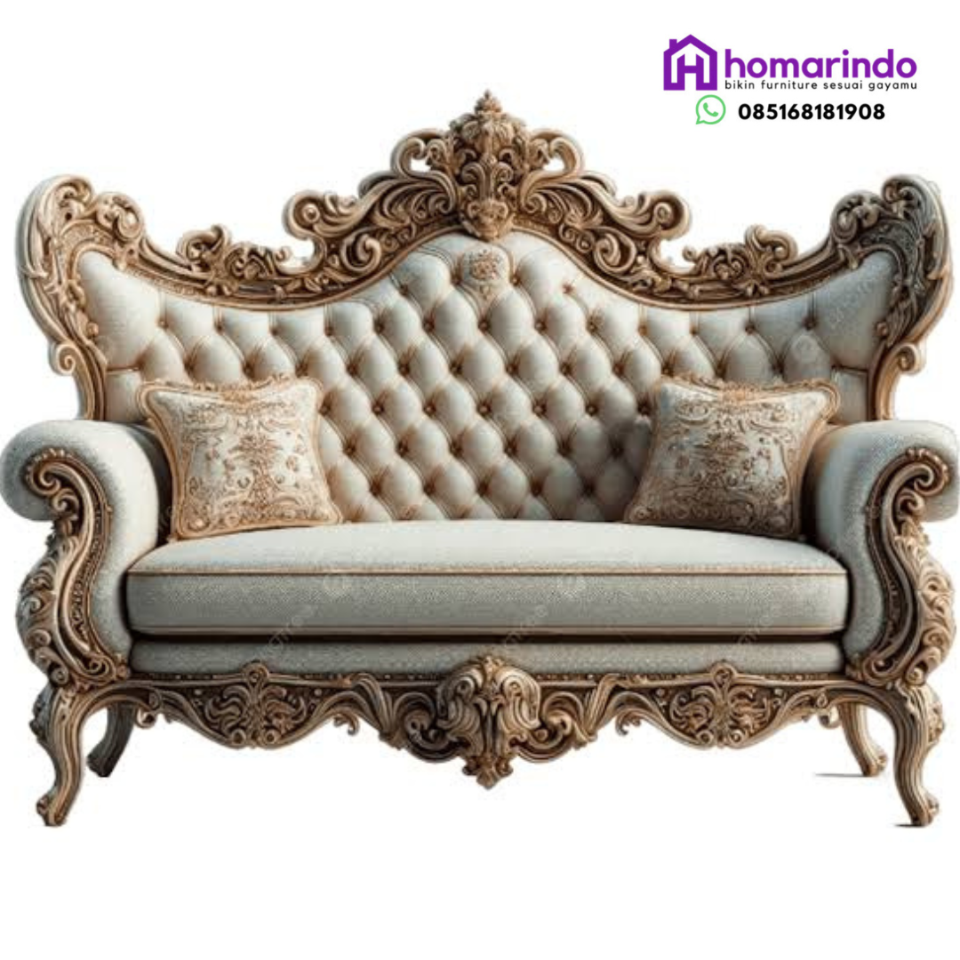 Sofa Ukir Mewah Klasik Jepara
