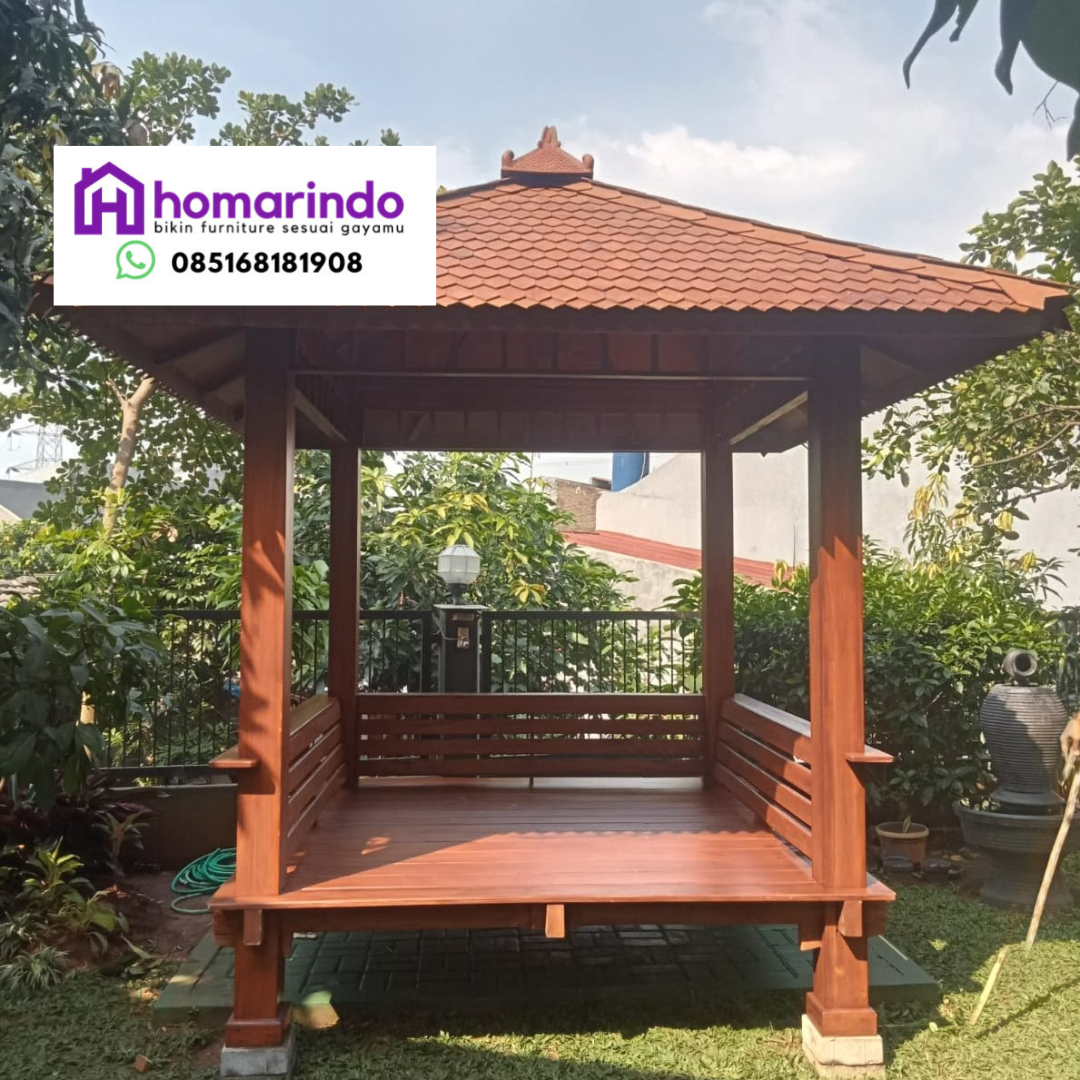 Joglo Minimalis Kayu Jati