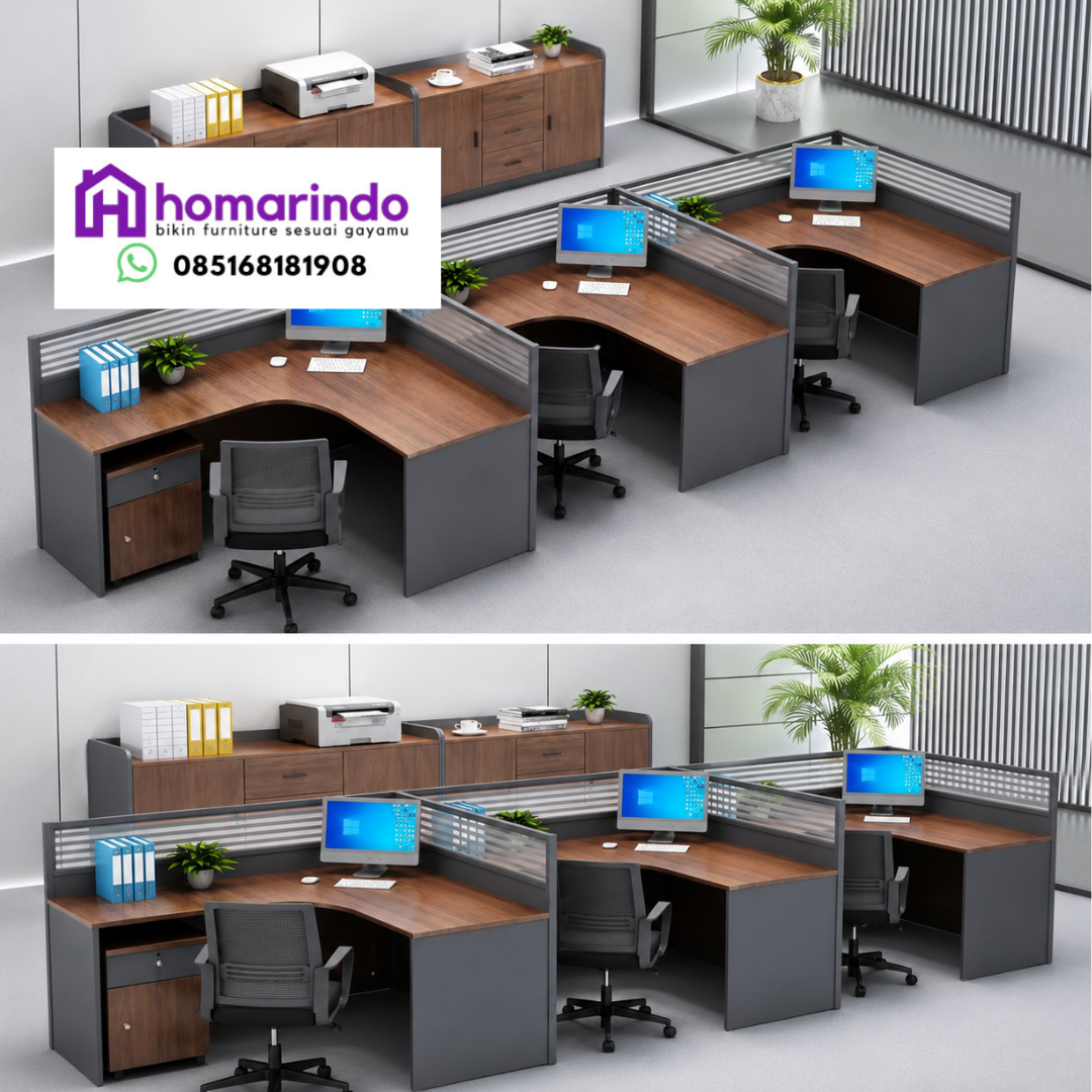 Meja Partisi Kantor Minimalis Modern Meja Partisi Kantor Minimalis Modern