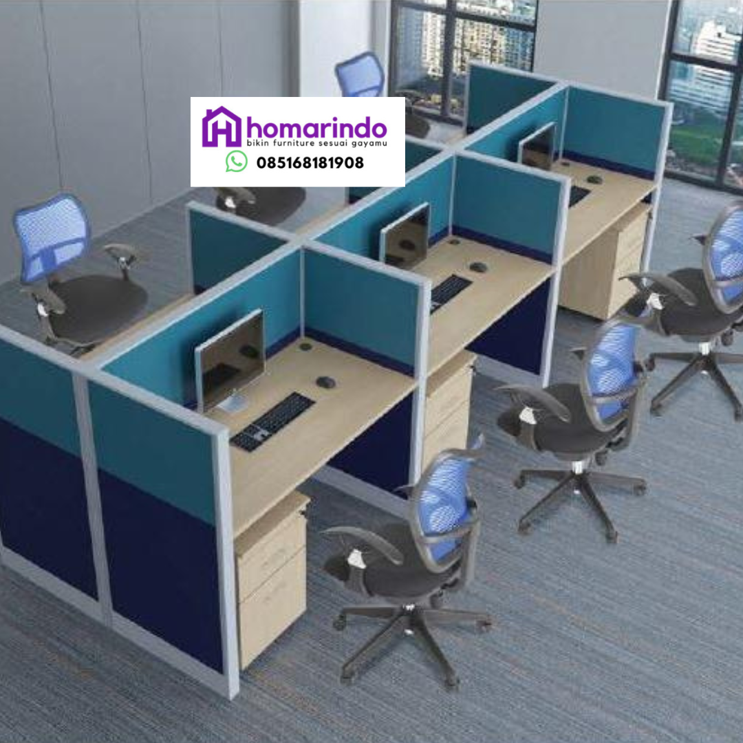 Meja Partisi Kantor Minimalis Modern