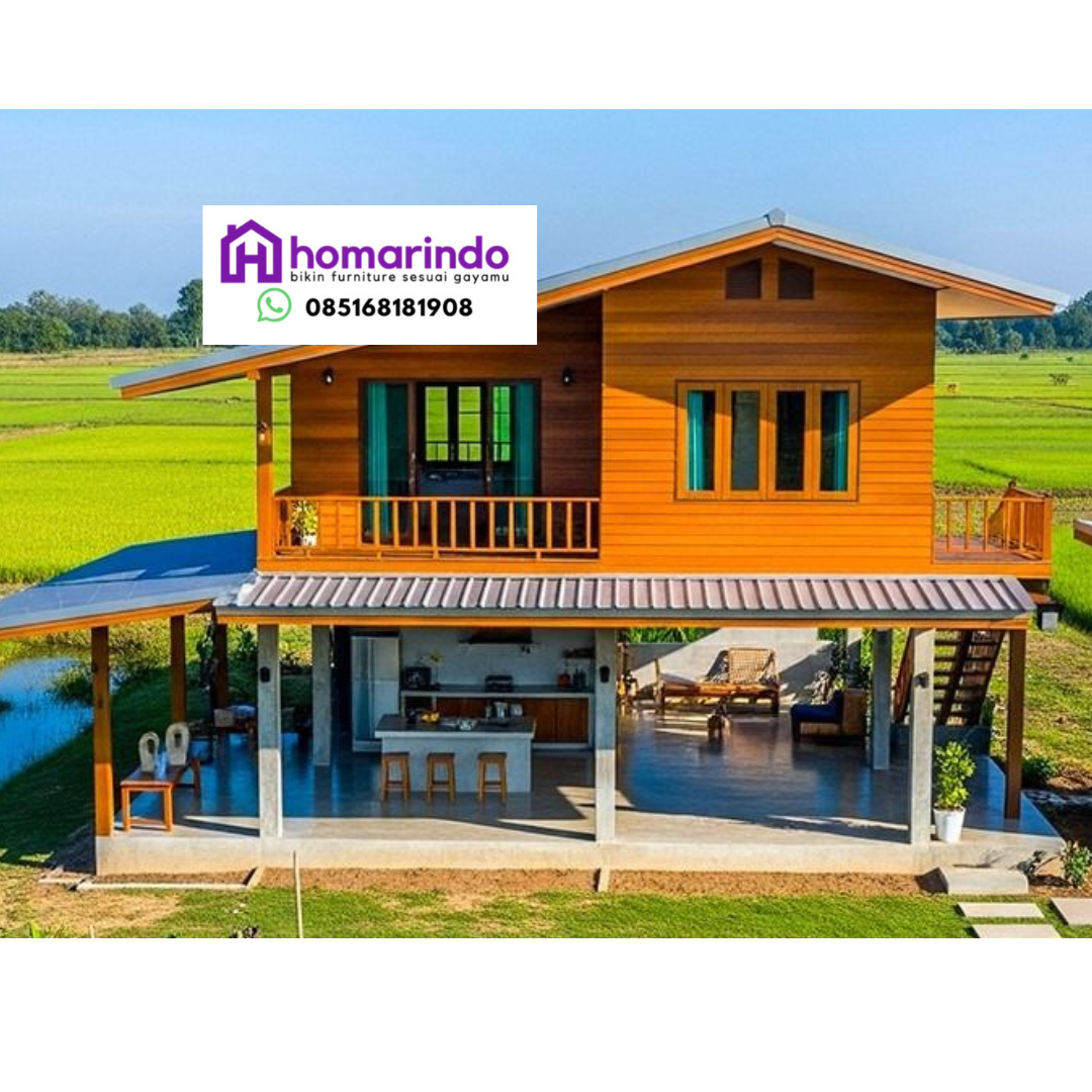 Rumah Panggung Kayu Jati