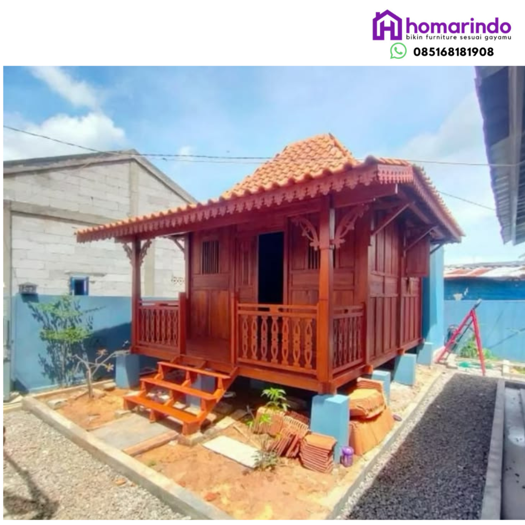 Rumah Panggung Minimalis Kayu Jati Karya Jepara
