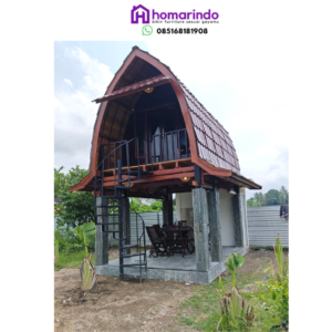 Rumah Lumbung Kayu Jati Karya Jepara