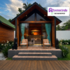 Rumah Kayu Jati Glamping Minimalis