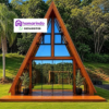 Rumah Glamping Kayu Jati Mewah