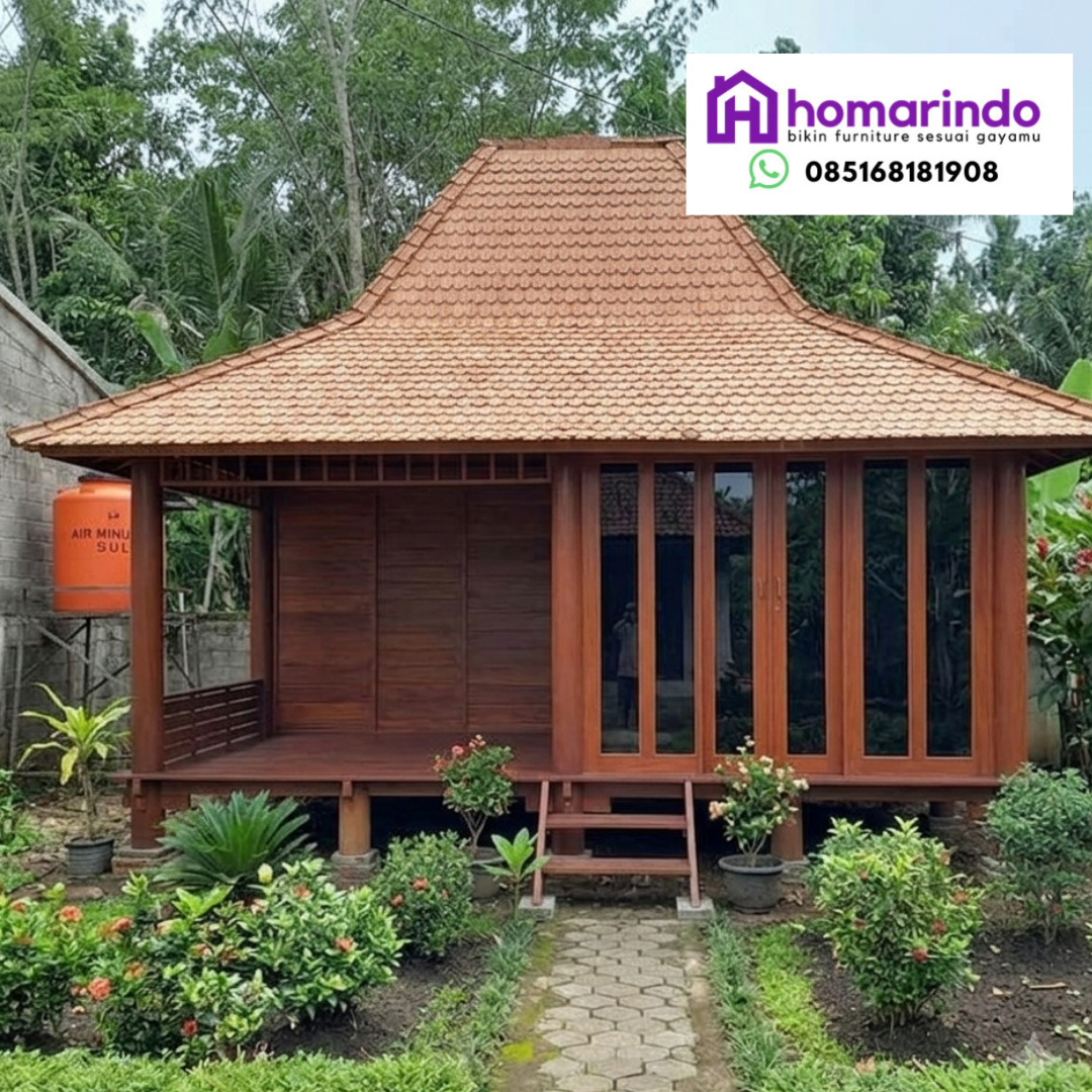Rumah Kayu Jati Minimalis Rumah Kayu Jati Minimalis