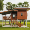 Rumah Panggung Kayu Jati Perhutani Jepara
