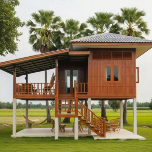 Rumah Panggung Kayu Jati Perhutani Jepara