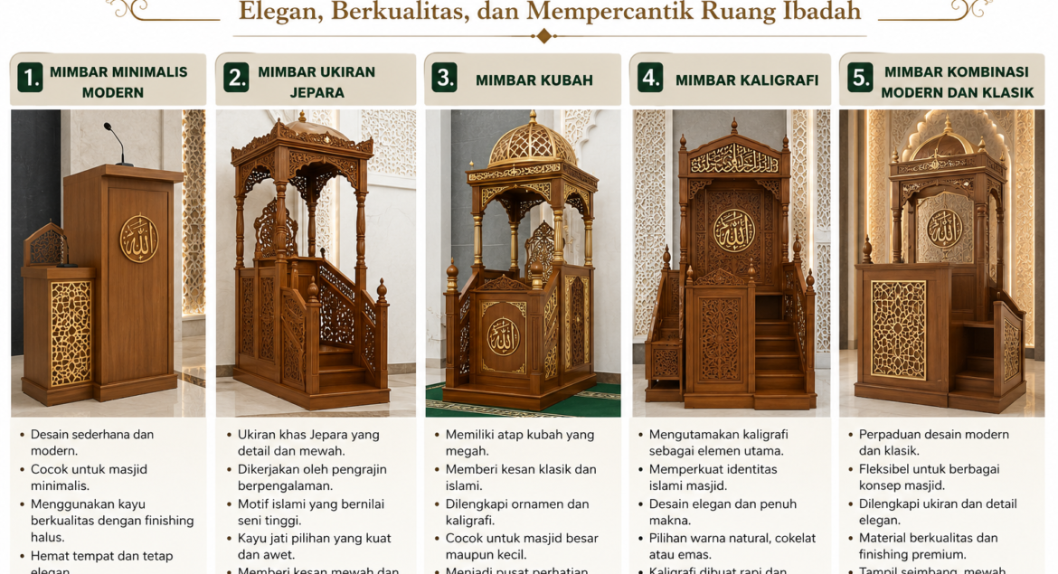 Contoh Mimbar Masjid