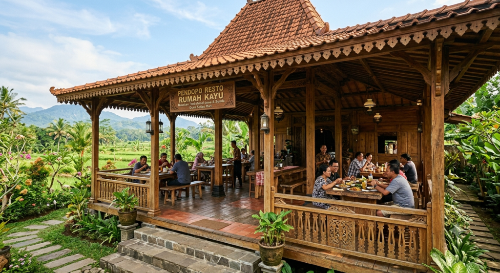 Rumah Kayu Jati Minimalis: 4 Rahasia Desain Modern ala Resort Mewah yang Estetik 1 Gemini Generated Image aw9vxgaw9vxgaw9v