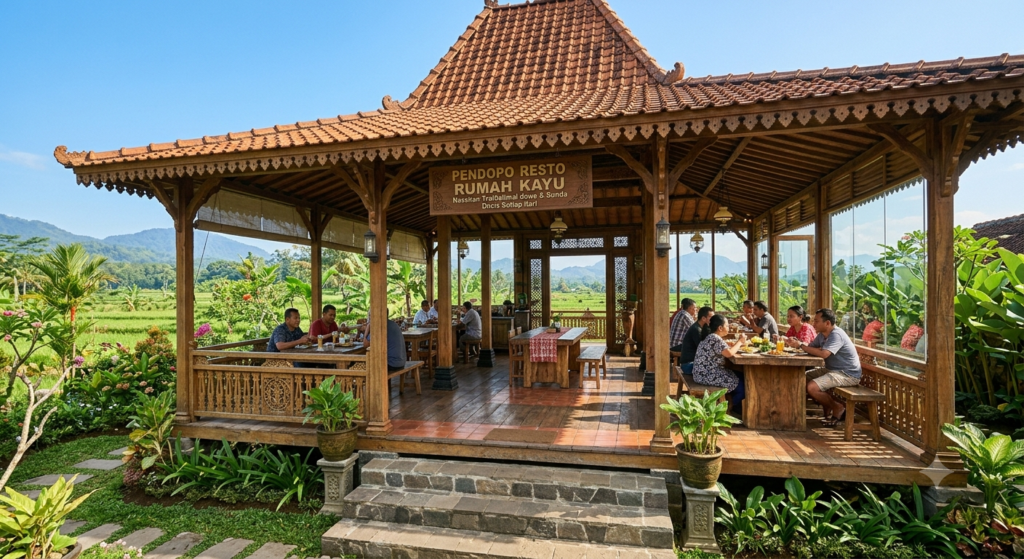 Rumah Kayu Jati Minimalis: 4 Rahasia Desain Modern ala Resort Mewah yang Estetik 2 Gemini Generated Image t4iiuyt4iiuyt4ii