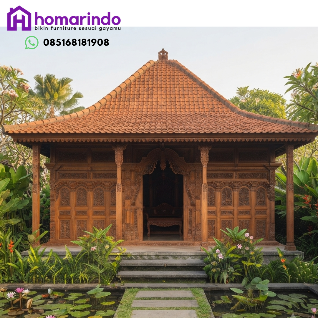 Hunian Tradisional Jati Klasik Modern