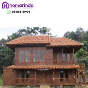 Rumah Kayu Jati Perhutani 2 Lantai
