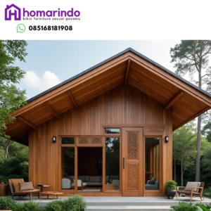 Hunian Minimalis Kayu Jati