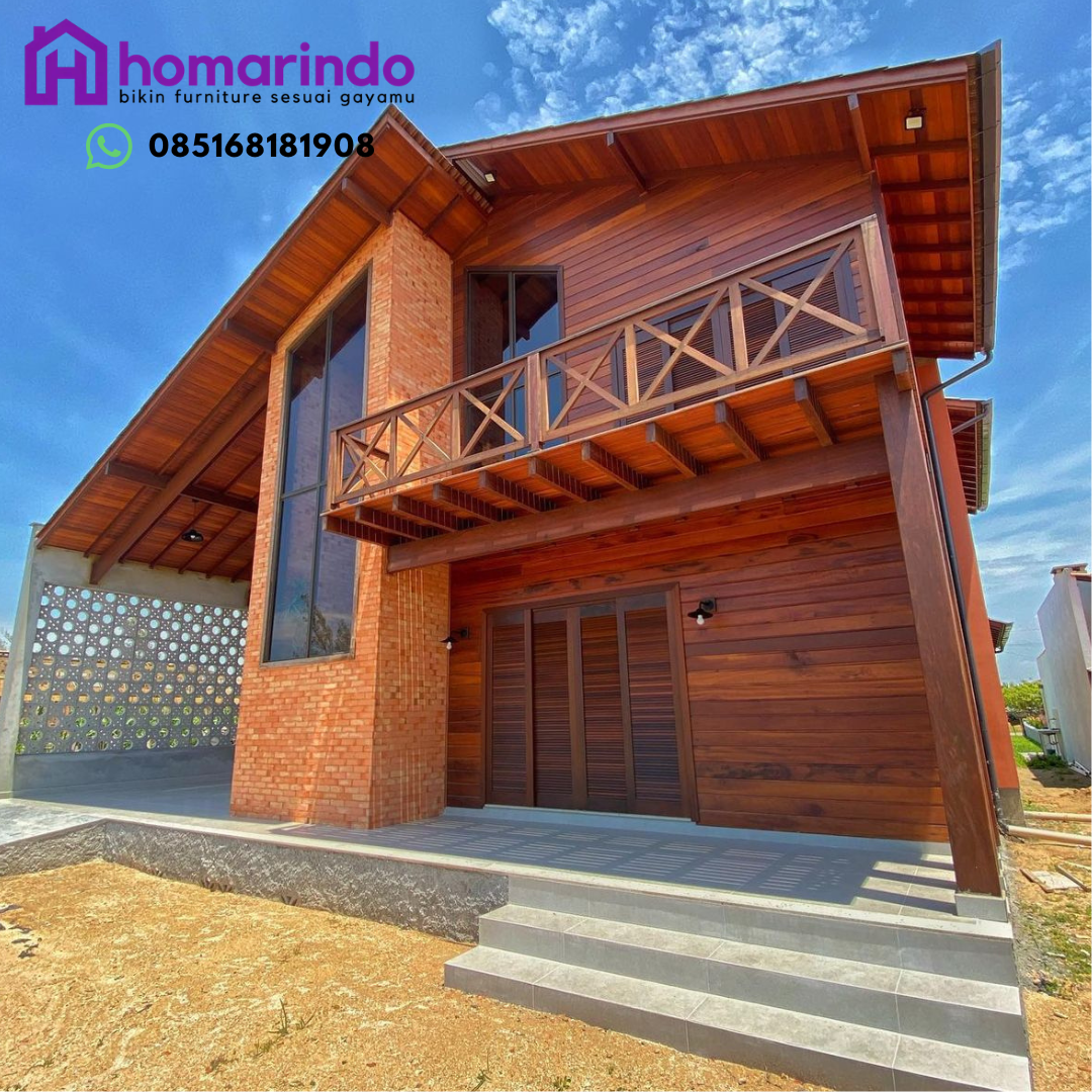 Rumah Kayu Jati Minimalis Rumah Kayu Jati Minimalis