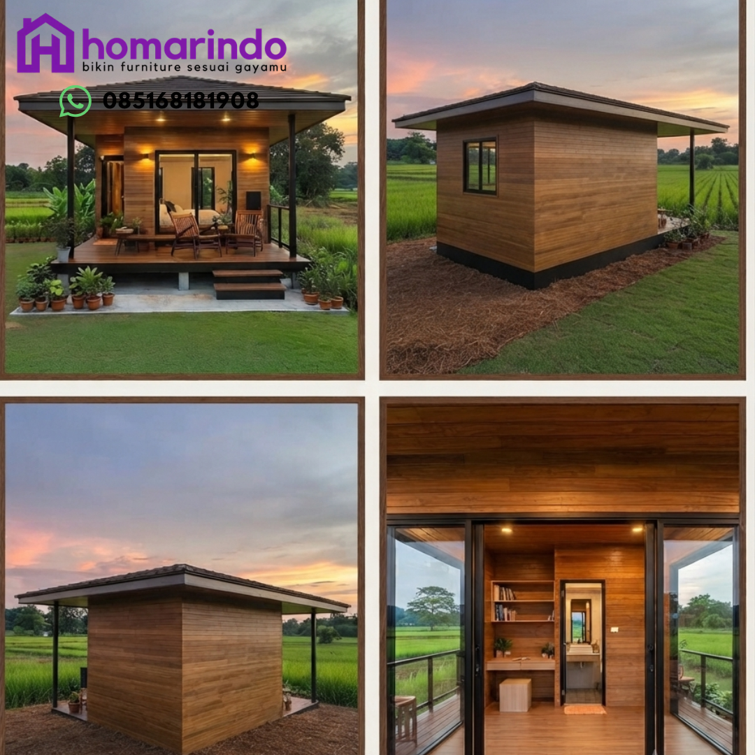 Rumah Kayu Jati Mewah Minimalis Rumah Kayu Jati Mewah Minimalis