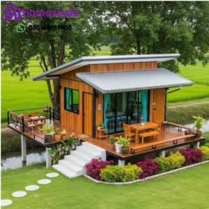 Rumah Kayu Jati Modern