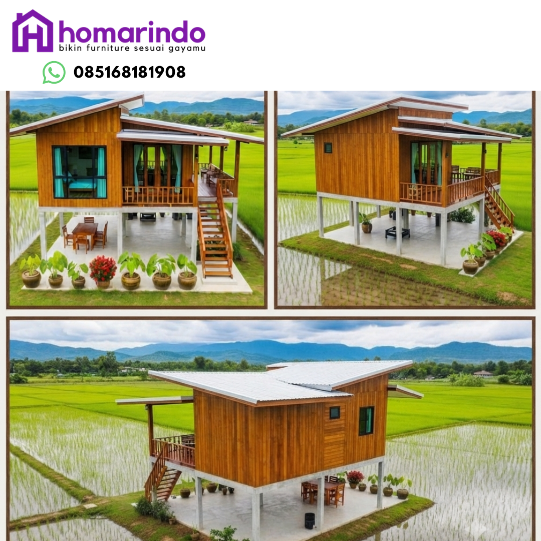 Rumah Panggung Kayu Jati Eksklusif Rumah Panggung Kayu Jati Eksklusif