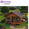 Rumah Kayu Minimalis Modern Kayu Jati Solid Ukuran 6x7 Meter