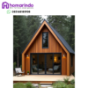 Rumah Glamping Kayu Jati Estetik