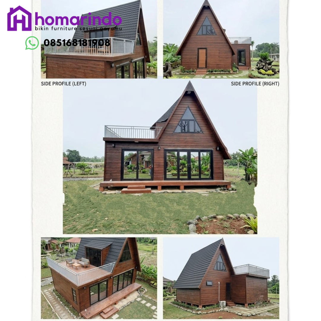Rumah Kayu Jati Kombinasi Rumah Kayu Jati Kombinasi