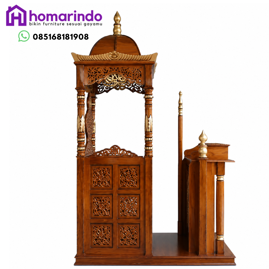 Mimbar Masjid Kayu Jati Mimbar Masjid Kayu Jati