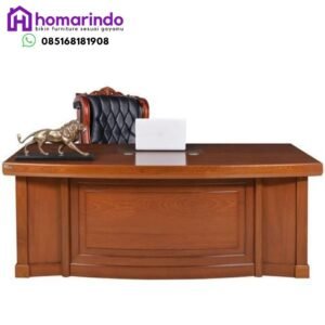 Meja Kantor Minimalis Kayu Jati Karya Jepara