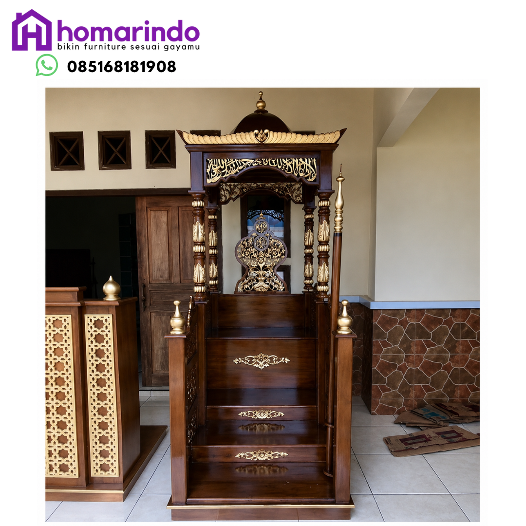 Mimbar Masjid Karya Homarindo