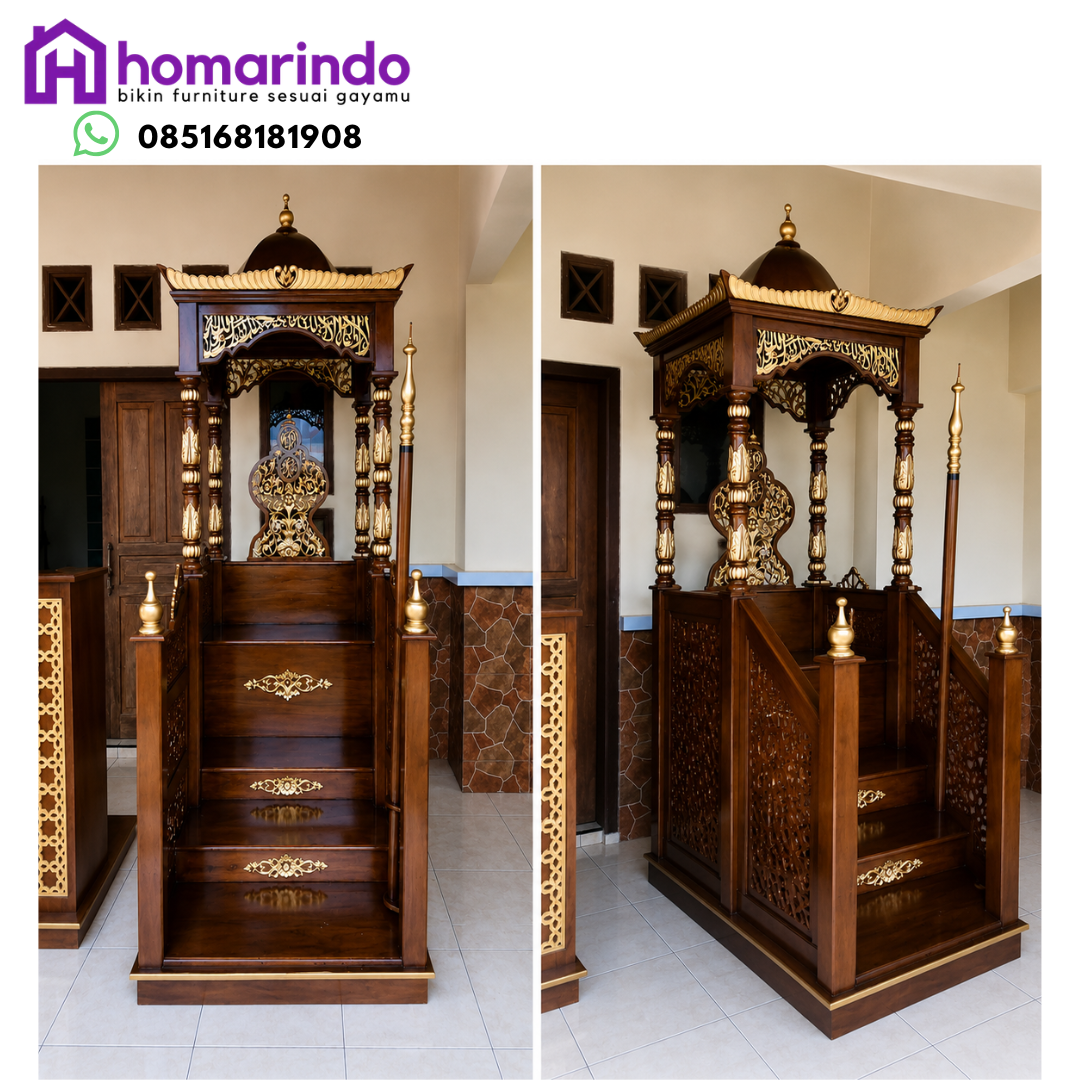 Mimbar Masjid Karya Homarindo Mimbar Masjid Karya Homarindo