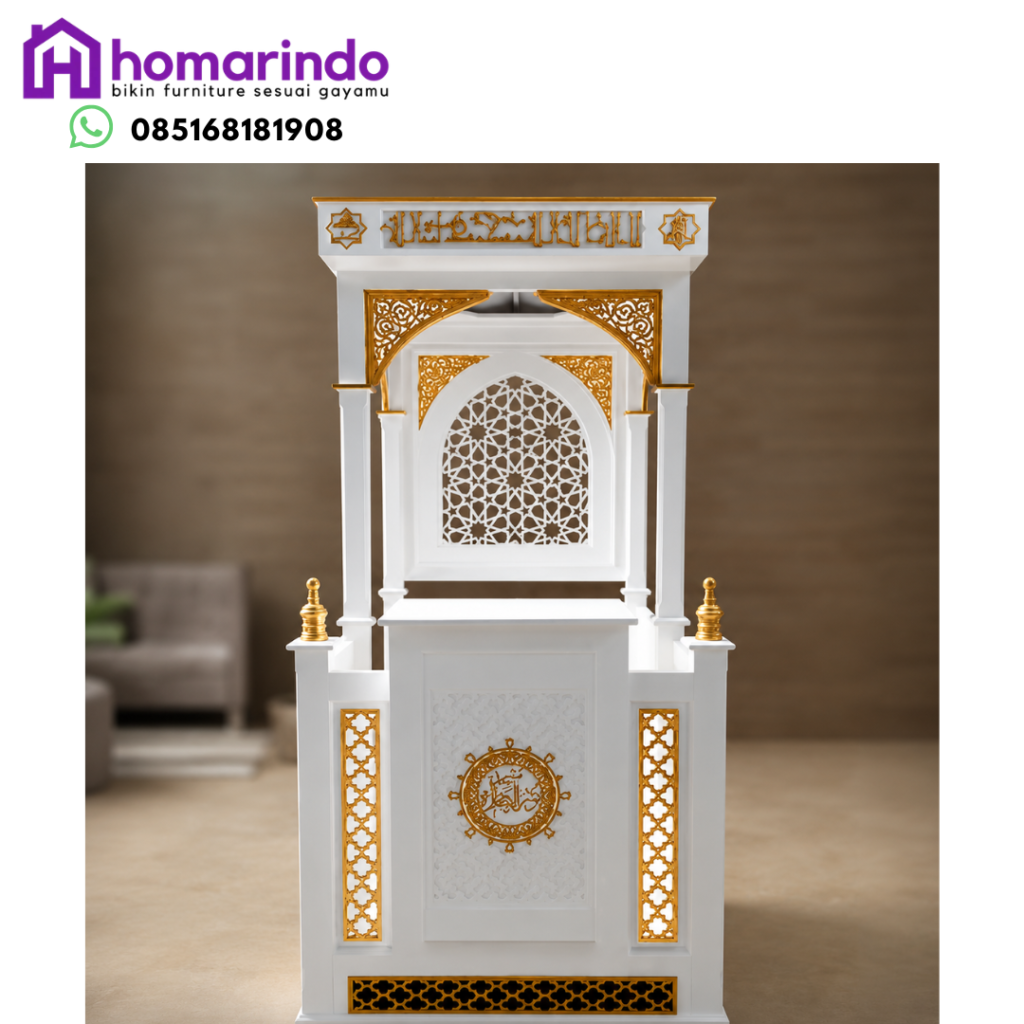 Mimbar Masjid Premium Homarindo!